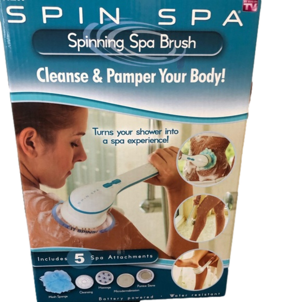 Spin Spa Spinning Spa Brush with Five Attachments
